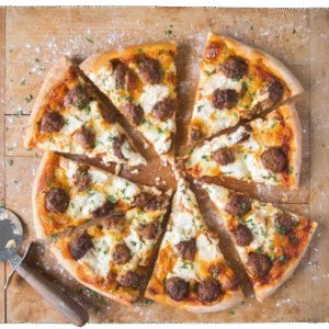Meat Ball Pizza